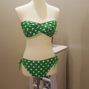 NWT Mossimo polka dot bikini